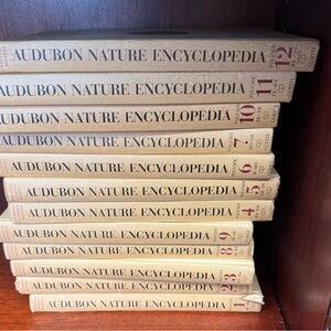 📚 Vintage Audubon Nature Encyclopedia – 12 Volume Hardcover Set